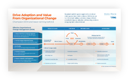 Sample of the Drive Adoption and Sustain Transformational Change blueprint.