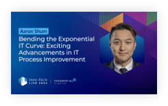 Sample of the Bending the Exponential IT Curve: Exciting Advancements in IT Process Improvement keynote.