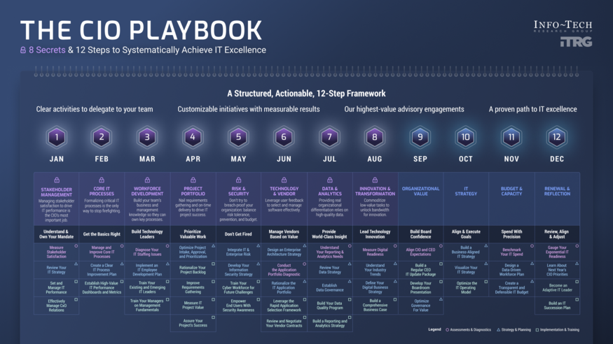 The CIO Playbook visualization